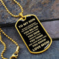 Always Remember Tag | To My Son - Love Mom