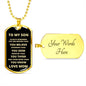 Always Remember Tag | To My Son - Love Mom