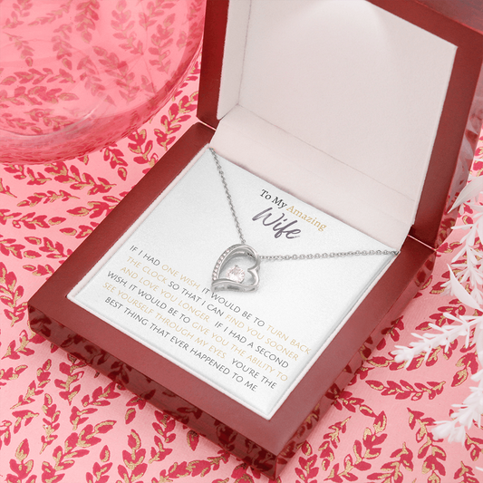 To My Amazing Wife - Forever Love Necklace