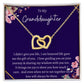 To My Granddaughter | Locking Hearts Necklace