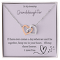Amazing Granddaughter | Locking Hearts Necklace