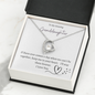 To My Amazing Granddaughter - Forever Necklace