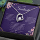 To My Soulmate | White Gold Necklace