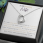 To My Amazing Wife - Forever Love Necklace